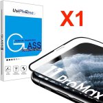 [couverture compl�te] verre tremp� total int�gral noir pour iphone 11 pro max (6. 5 ) film protection ...
