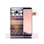 Cqoue gel t�l�phone samsung s8 plus galaxie azteque