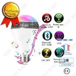 Creative smart bluetooth haut - parleur ampoule tlcommande colore couleur app musique sans fil musique ...