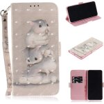 Cuir coque pour iphone 8 plus / iphone 7 plus antichoc avec support clapet design silicone animal motif ...