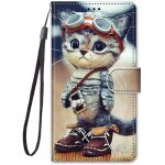 Cuir coque pour samsung galaxy j3 2017 antichoc avec support clapet design silicone animal motif dr?le ...
