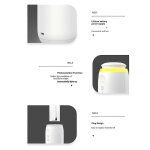 Diffuseur d'ar�mes mural avec capteur veilleuse smart uk plug b