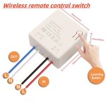 Disjoncteur universel avec lumire led, ventilateur de lampe, tlcommande, interrupteurs d'clairage ...