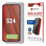 Displex protection d'�cran en verre tremp� privacy samsung galaxy s24