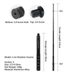 Dji - perche a selfie invisible pour insta360 bery x2, accessoire de camra guardian - type 1. 1m aluminum ...