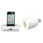 Dock ipod wifi + ampoule led et haut parleur scott idxs10l