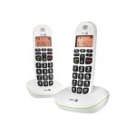 Doro phoneeasy 100w duo - tlphone sans fil avec id d'appelant - dectgap - noir + combin supplmentaire ...
