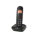 Doro phoneeasy 100w - tlphone sans fil avec id d'appelant - dectgap - noir
