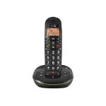 Doro phoneeasy 105wr - tlphone sans fil - systme de rpondeur avec id d'appelant - dectgap - noir