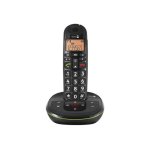 Doro phoneeasy 105wr - tlphone sans fil - systme de rpondeur avec id d'appelant - dectgap - noir