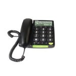 Doro phoneeasy 312cs - t�l�phone filaire avec id d'appelant - noir