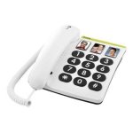 Doro phoneeasy 331ph - tlphone filaire - gris, blanc