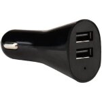 Double chargeur voiture usb a + a 4. 8a (2. 4 + 2. 4a) ic smart noir bigben