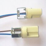 Douilles g9 0, 75 mm, fils en silicone, connecteurs pour ampoules halognes led / cfl / cramique, lot ...