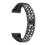 Dragonne pour fitbit versa 3 bandes de remplacement diamant strass bracelet ceinture pour fitbit sense ...
