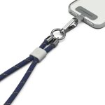 Dragonne rhinoshield lanyard bleue fixation sous coque smartphone