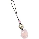 Dragonne et tour de cou en forme de petit renard - pendentif pour t�l�phone portable, adapt� aux cl�s ...