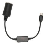 Duokon adaptateur d'alimentation allume - cigare de voiture 5 v usb c vers 12 v convertisseur allume ...