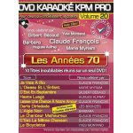 Dvd karaok kpm pro - vol. 20 : les annes 70