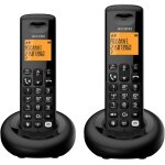 E260 s. voice duo - tlphone fixe sans fil dect avec rpondeur - design compact - grand ecran rtroclair ...