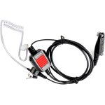 Ea110m talkie walkie oreillette ip66 casque impermable cach de tube air ecouteur compatible avec ailunce ...