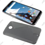 Ebeststar ® 1 verre tremp� + etui housse coque s - line silicone protection en gel pour motorola nexus ...