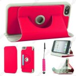 Ebeststar ® pour apple iphone se 5s 5 - housse coque etui pu cuir rotatif avec support � rotation 360 ...