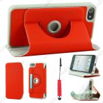 Ebeststar ® pour apple iphone se 5s 5 - housse coque etui pu cuir rotatif avec support � rotation 360 ...