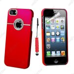 Ebeststar ® pour apple iphone se 5s 5 - housse coque rigide silver - line chromé + mini stylet, couleur ... Ebeststar ® pour apple iphone se 5s 5 - housse coque rigide silver - line chromé + mini stylet, couleur ...