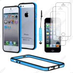Ebeststar ® pour apple iphone se 5s 5 - housse etui coque bumper de protection + mini stylet + 3 film ...