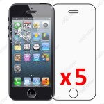 Ebeststar ® pour apple iphone se 5s 5 - lot x5 film protection ecran verre tremp� anti casse anti - ...