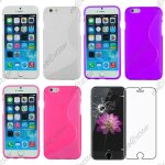 Ebeststar ® pour apple iphone 6s 6 �cran 4. 7  - lot x3 housse etui coque silicone gel motif s - line ...