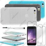 Ebeststar  pour apple iphone 6s 6 ecran 4. 7  - lot x3 housse etui coque silicone souple 0, 3mm et invisible ...