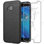 Ebeststar ® pour asus zenfone 4 selfie pro zd552kl - coque motif cuir luxe etui housse flexible silicone ...