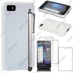 Ebeststar ® pour blackberry z10 - housse etui coque silicone gel motif s - line protection souple + ...