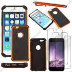 Ebeststar ® coque duo bi - couches en silicone et polycarbonate etui housse pour apple iphone 6s �cran ...