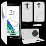 Ebeststar ® coque etui flip view cover housse portefeuille grande fentre pour lg g4 h815, g4 dual - ...