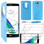 Ebeststar ® coque etui flip view cover housse portefeuille grande fen�tre pour lg g4 h815, g4 dual - ...