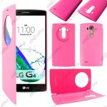 Ebeststar ® coque etui flip view cover housse portefeuille grande fen�tre pour lg g4 h815, g4 dual - ...
