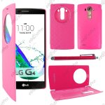 Ebeststar ® coque etui flip view cover housse portefeuille grande fen�tre pour lg g4 h815, g4 dual - ...