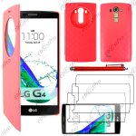 Ebeststar ® coque etui flip view cover housse portefeuille grande fen�tre pour lg g4 h815, g4 dual - ...