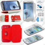 Ebeststar ® coque etui pu cuir housse rotative support � rotation 36 pour samsung galaxy s3 i9300 i9305, ...