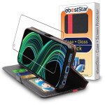Ebeststar - coque + film verre realme 8 5g, narzo 30 5g etui portefeuille pu cuir porte - cartes, noir ...