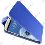 Ebeststar ® coque housse etui simili cuir � rabat pour samsung galaxy s3 i9300 i9305, couleur bleu [dimension ...