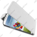 Ebeststar ® coque housse etui simili cuir � rabat pour samsung galaxy s4 i9500 i9505, couleur blanc ...