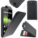 Ebeststar ® coque housse etui simili cuir rabattable pour wiko rainbow, rainbow 4g, couleur noir + film ...