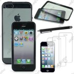Ebeststar � coque hybride rigide crystale avec contour bumper silicone gel pour apple iphone 5s, 5, couleur ...