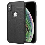 Ebeststar - coque iphone xs max etui tpu souple anti - choc motif cuir anti - drapante, noir [dimensions ...