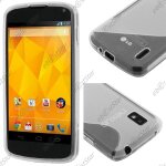 Ebeststar ® coque s - line silicone gel motif vague housse etui protection souple pour lg nexus 4 e960, ...