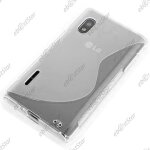 Ebeststar ® coque s - line silicone gel motif vague housse etui protection souple pour lg optimus l5 ...